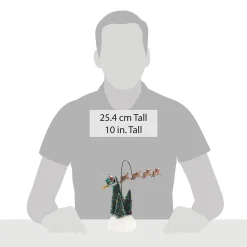 The Original Snow Village*Department 56 Animated Flaming Sleigh