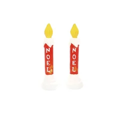 Village Accessories*Department 56 Blow Mold Candle s/2