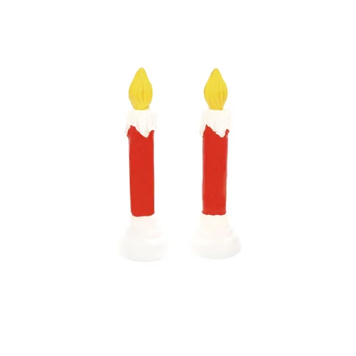 Village Accessories*Department 56 Blow Mold Candle s/2