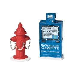 Village Accessories*Department 56 Fire Hydrant Paper Box