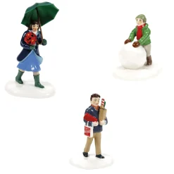 The Original Snow Village*Department 56 Friends & Neighbors S/3