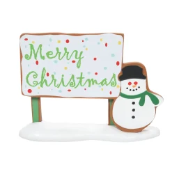 Village Accessories*Department 56 Gingerbread Christmas Billboar