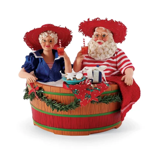 By The Sea*Department 56 Hot Tub Party