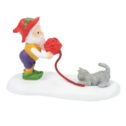 North Pole Series*Department 56 Kitten Tested For Best Mittens