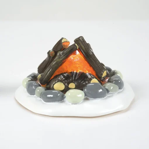 Village Accessories*Department 56 Lit Fire Pit