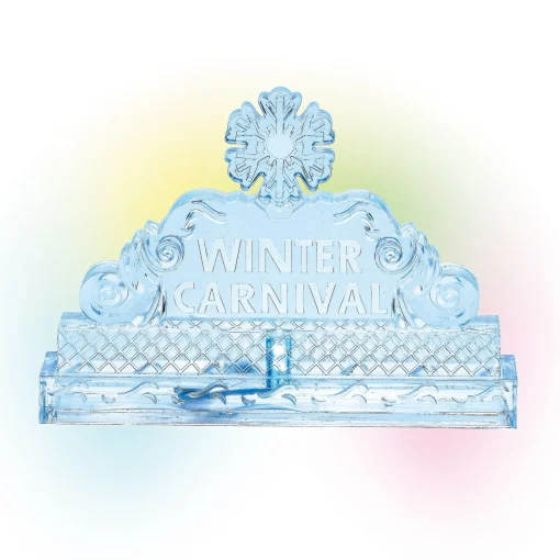 Village Accessories*Department 56 Lit Ice Castle Sign