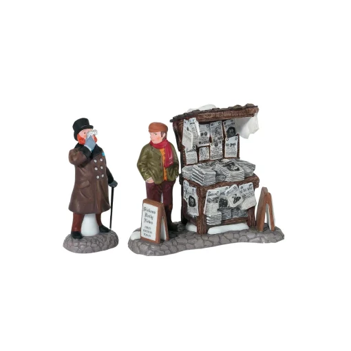 Dickens Village Series*Department 56 London Newspaper Stand
