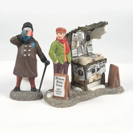 Dickens Village Series*Department 56 London Newspaper Stand