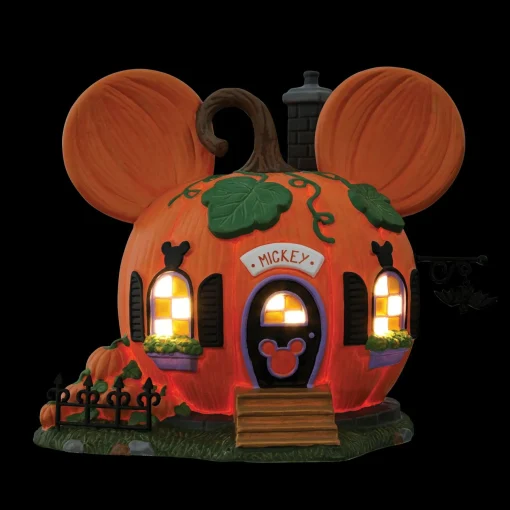 Disney Village*Department 56 Mickey's Pumpkintown House