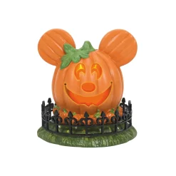 Disney Village*Department 56 Mickey's Town Center Pumpkin