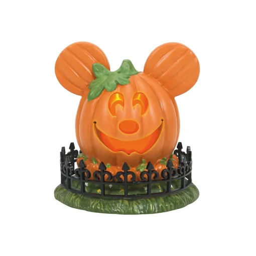 Disney Village*Department 56 Mickey's Town Center Pumpkin