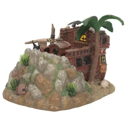 Snow Village Halloween*Department 56 Pirate Haven Hideaway