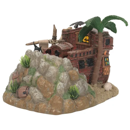 Snow Village Halloween*Department 56 Pirate Haven Hideaway