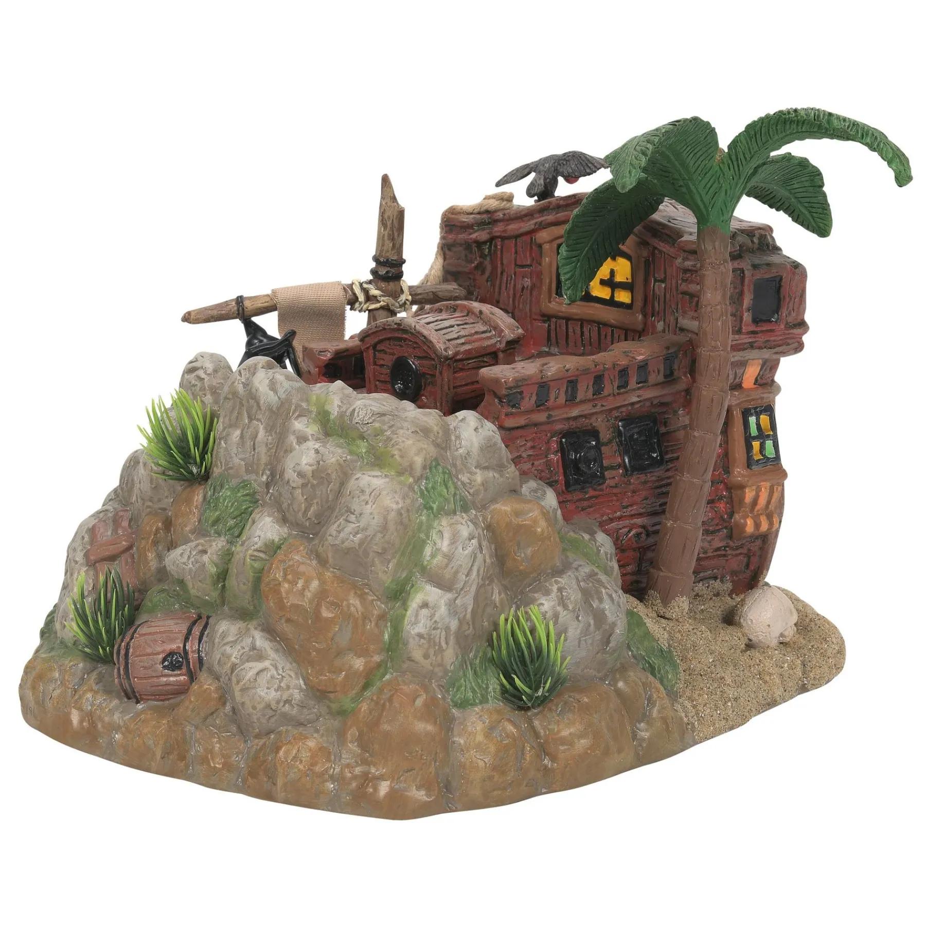 Snow Village Halloween*Department 56 Pirate Haven Hideaway