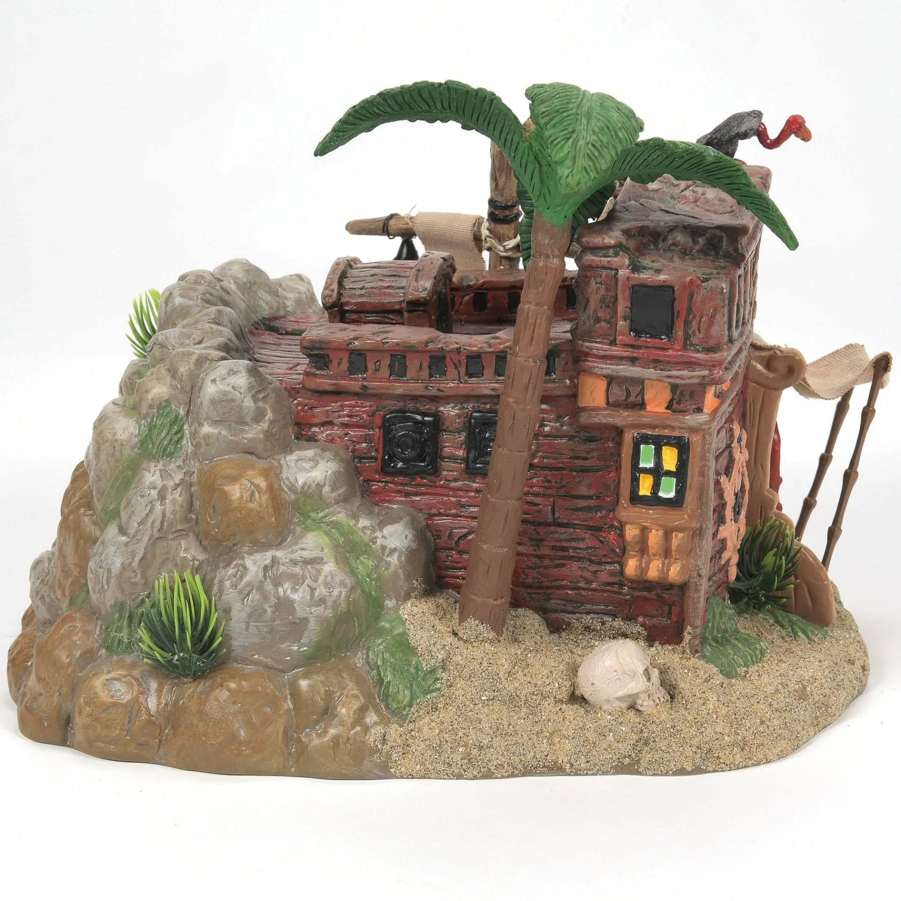 Snow Village Halloween*Department 56 Pirate Haven Hideaway