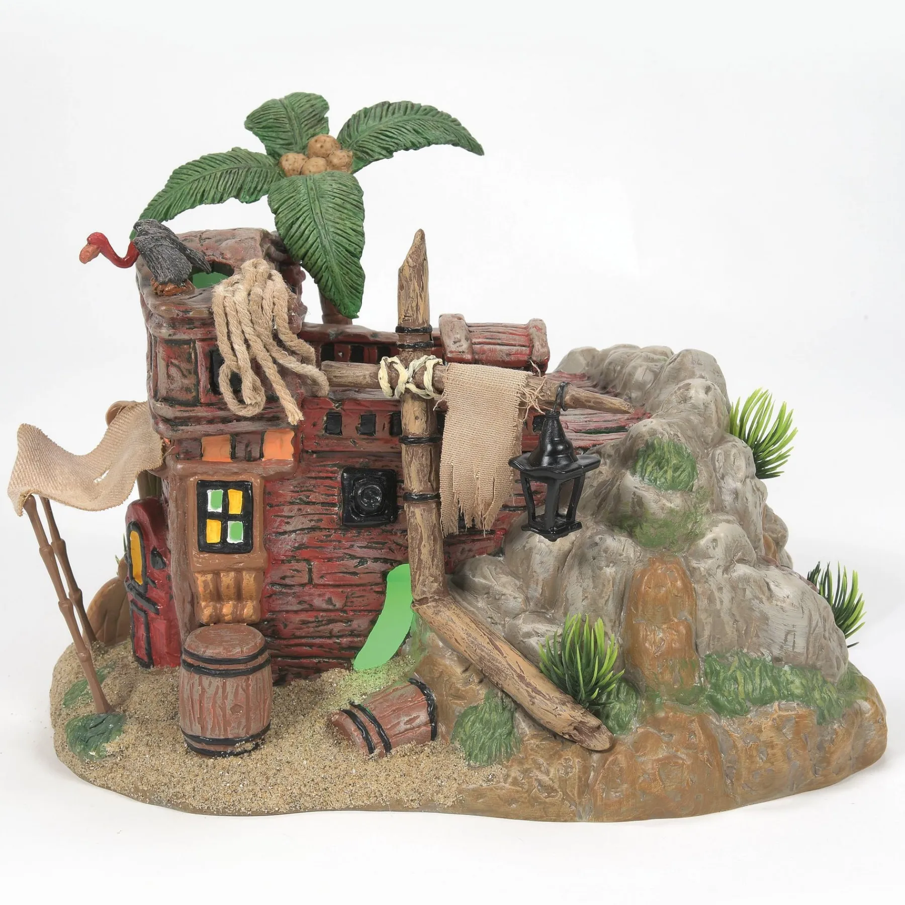 Snow Village Halloween*Department 56 Pirate Haven Hideaway