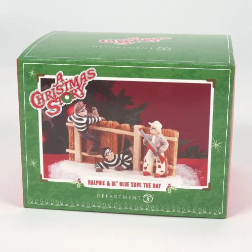 A Christmas Story™ Village*Department 56 Ralphie & Ol Blue Save the Day