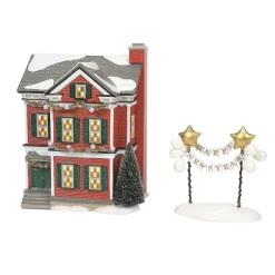 The Original Snow Village*Department 56 Ready For New Year's Eve st/2