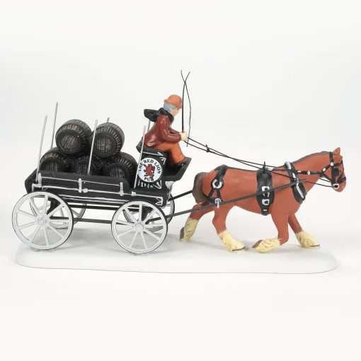 Dickens Village Series*Department 56 Red Lion Pub Beer Wagon