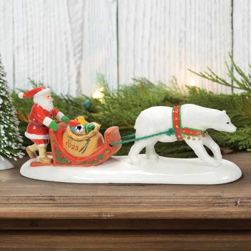 The Original Snow Village*Department 56 Santa Comes To Town 2023