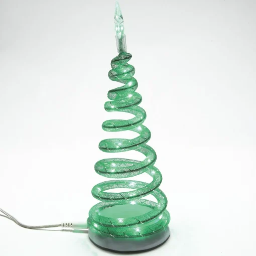 Village Accessories*Department 56 Spiralight LED Tree Green