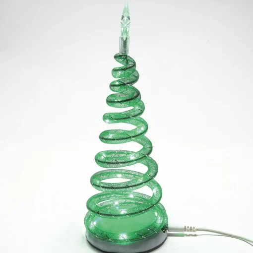 Village Accessories*Department 56 Spiralight LED Tree Green
