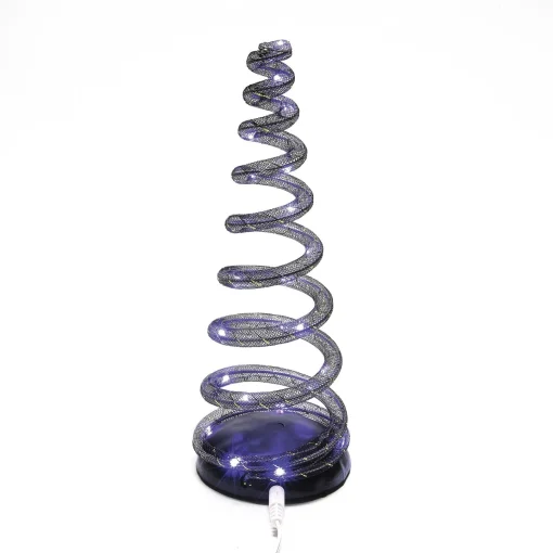 Halloween Village Accessories*Department 56 Spiralight LED Tree Purple