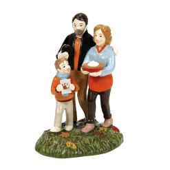 Snow Village Halloween*Department 56 Touchdowns, Turkey & Pie