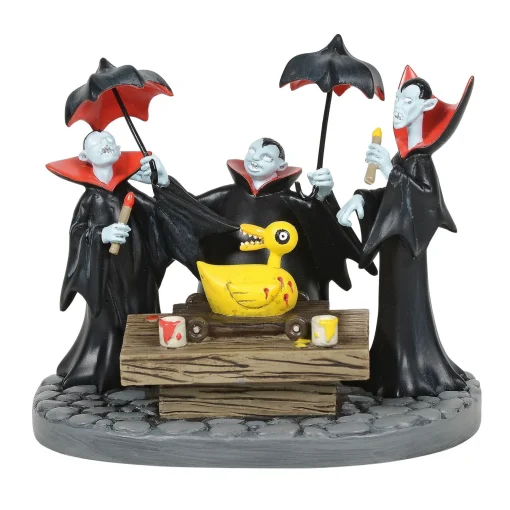 The Nightmare Before Christmas® Village*Department 56 Vampire Brothers Prepare Duck