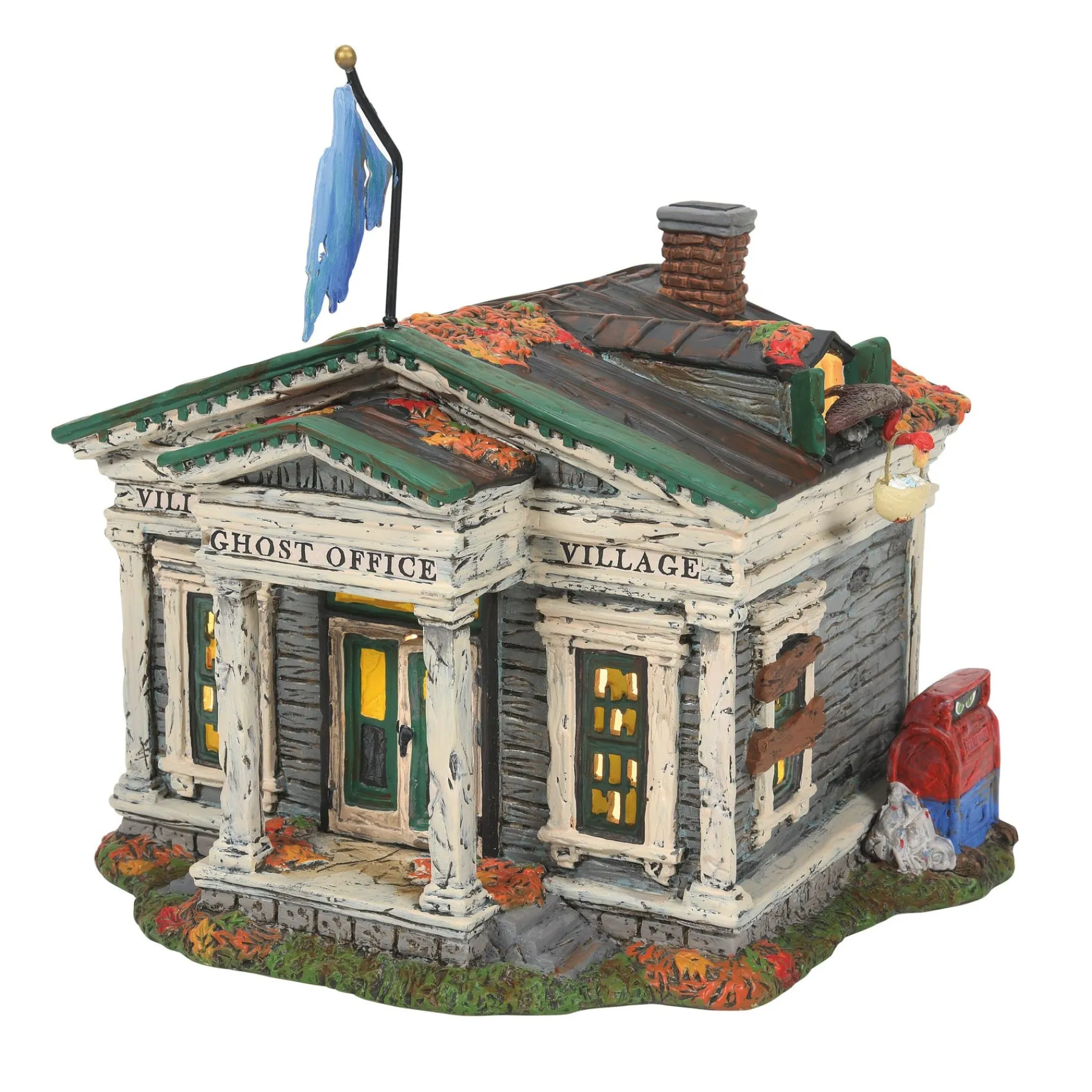 Snow Village Halloween*Department 56 Village Ghost Office