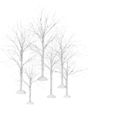 Village Accessories*Department 56 Winter Birch