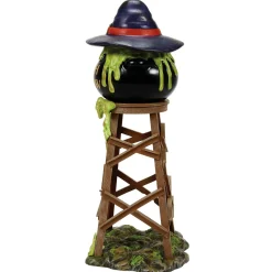 Snow Village Halloween*Department 56 Witch Hollow Watertower