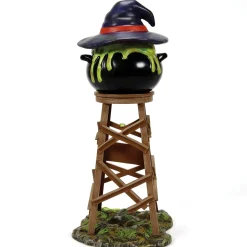 Snow Village Halloween*Department 56 Witch Hollow Watertower