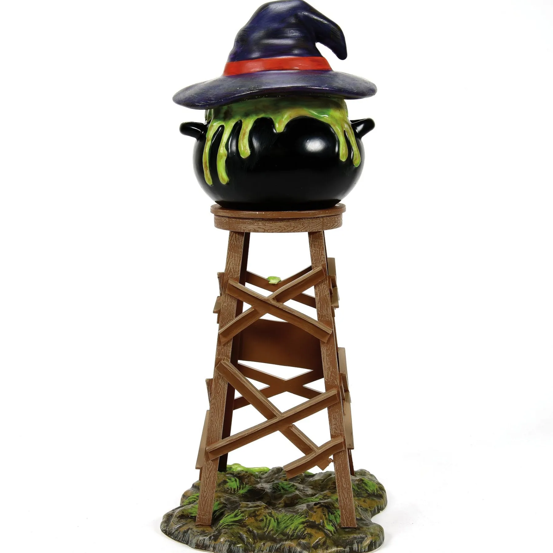 Snow Village Halloween*Department 56 Witch Hollow Watertower