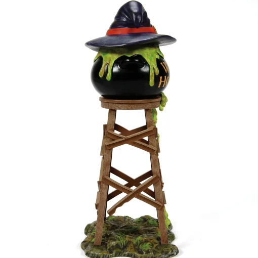Snow Village Halloween*Department 56 Witch Hollow Watertower