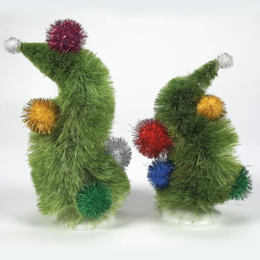 Grinch™ Village*Department 56 Wonky Trees, Set of 2