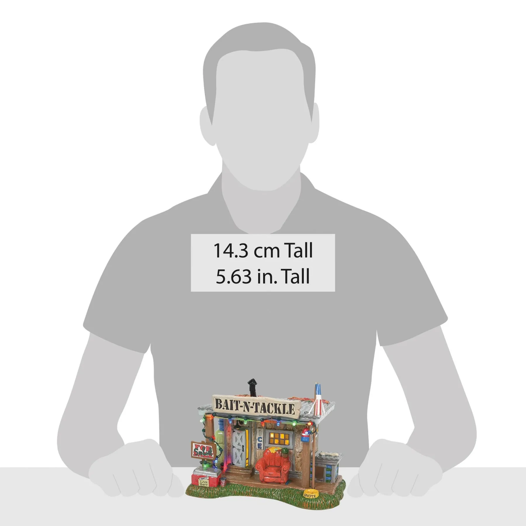 The Original Snow Village*Department 56 Xmas Vac Selling The Bait Shop